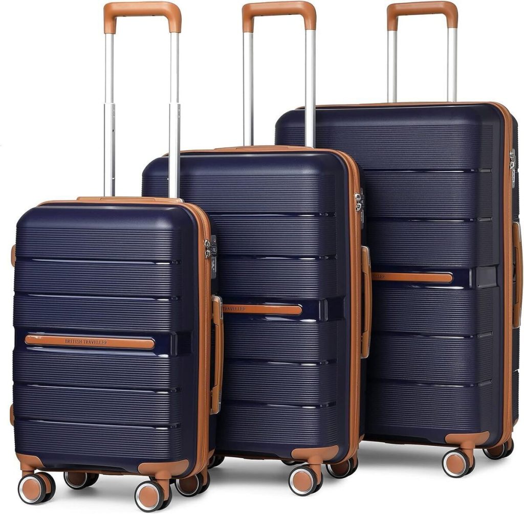 Test des valises British Traveller en polypropylène léger