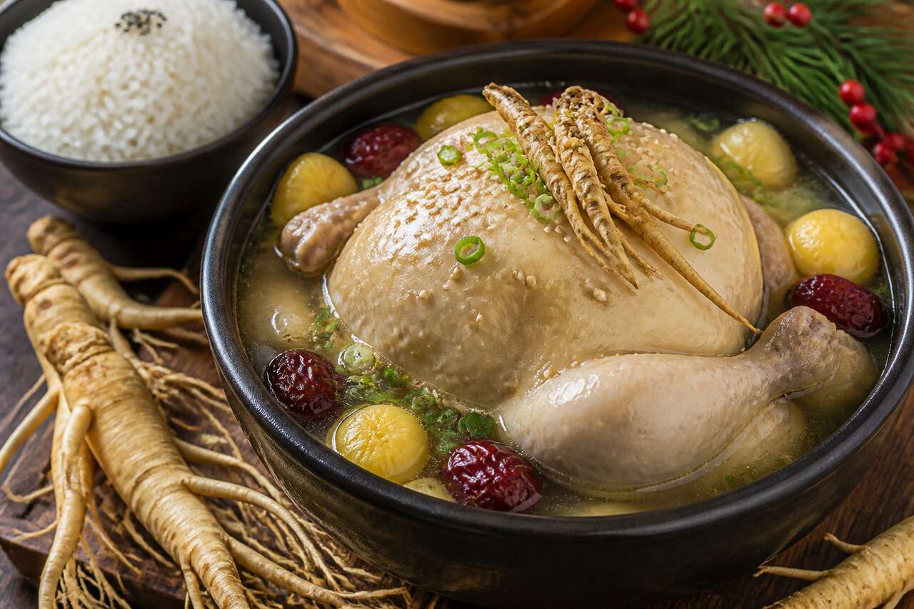 Recette de samgyetang : le poulet au ginseng coréen