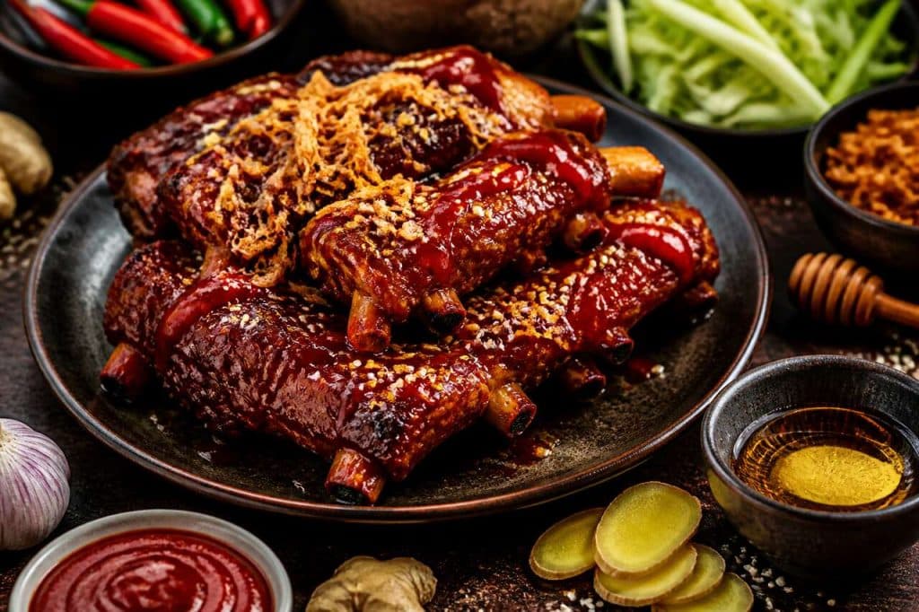 Recette de travers de porc au gochujang