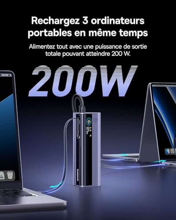 Découvrez notre test détaillé de la Baseus EnerGeek GR11, une powerbank 25000 mAh ultra-puissante. Caractéristiques, performances, avantages et inconvénients pour bien choisir.