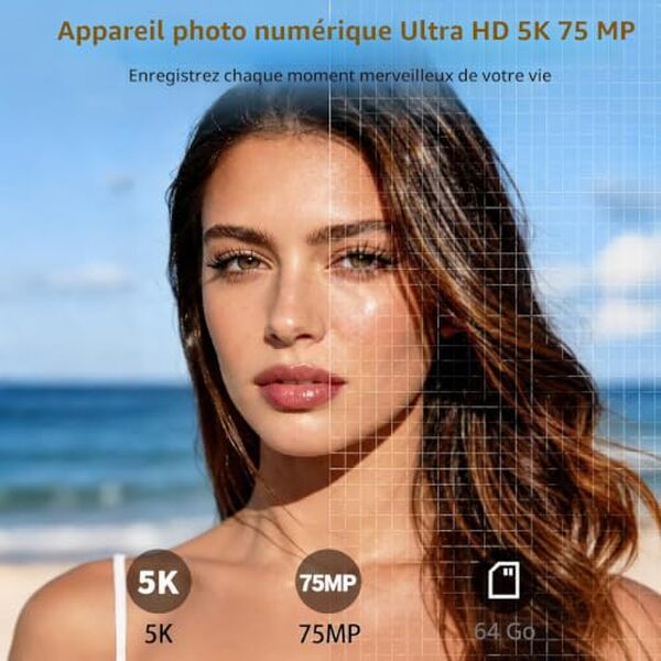Découvrez notre test complet de l'appareil photo compact 5K 75 MP idéal pour les vloggers : performances, qualité vidéo et portabilité à la loupe.