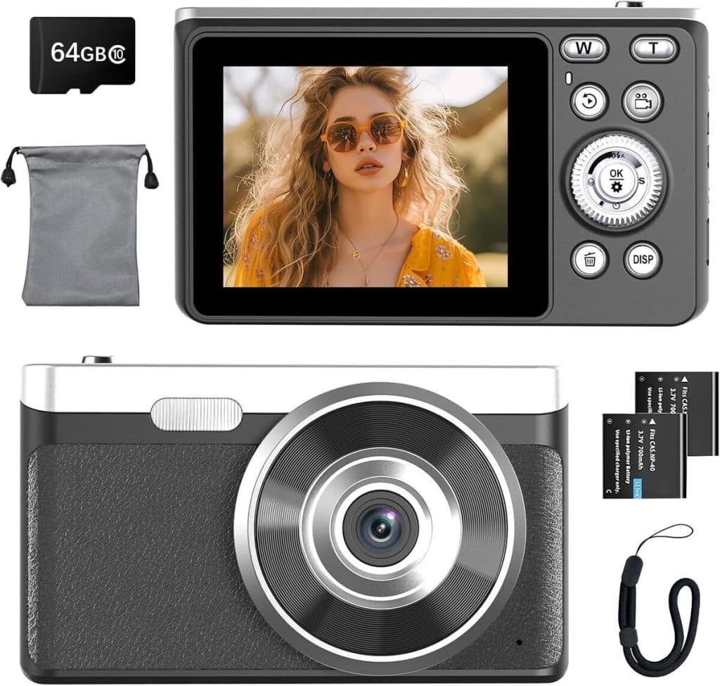 Test : appareil photo compact 5K 75 MP pour vloggers