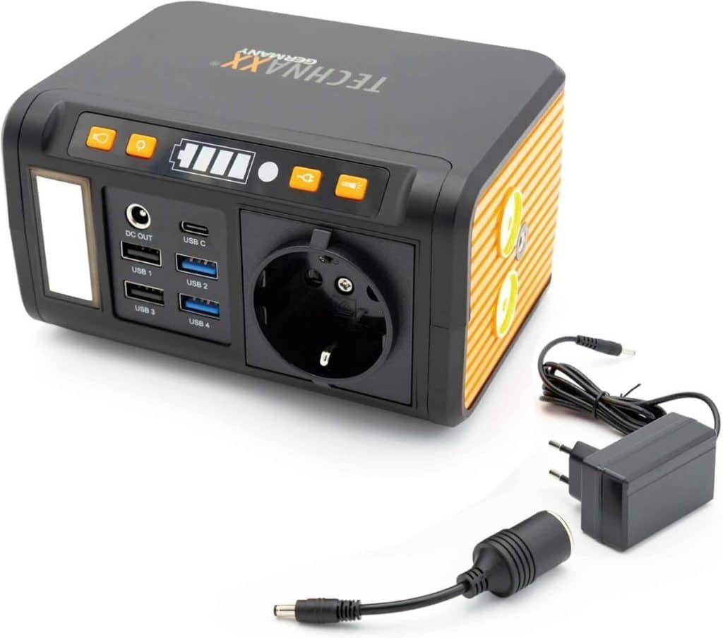 Test de la station d'énergie portable Technaxx TX-205+ (80W)