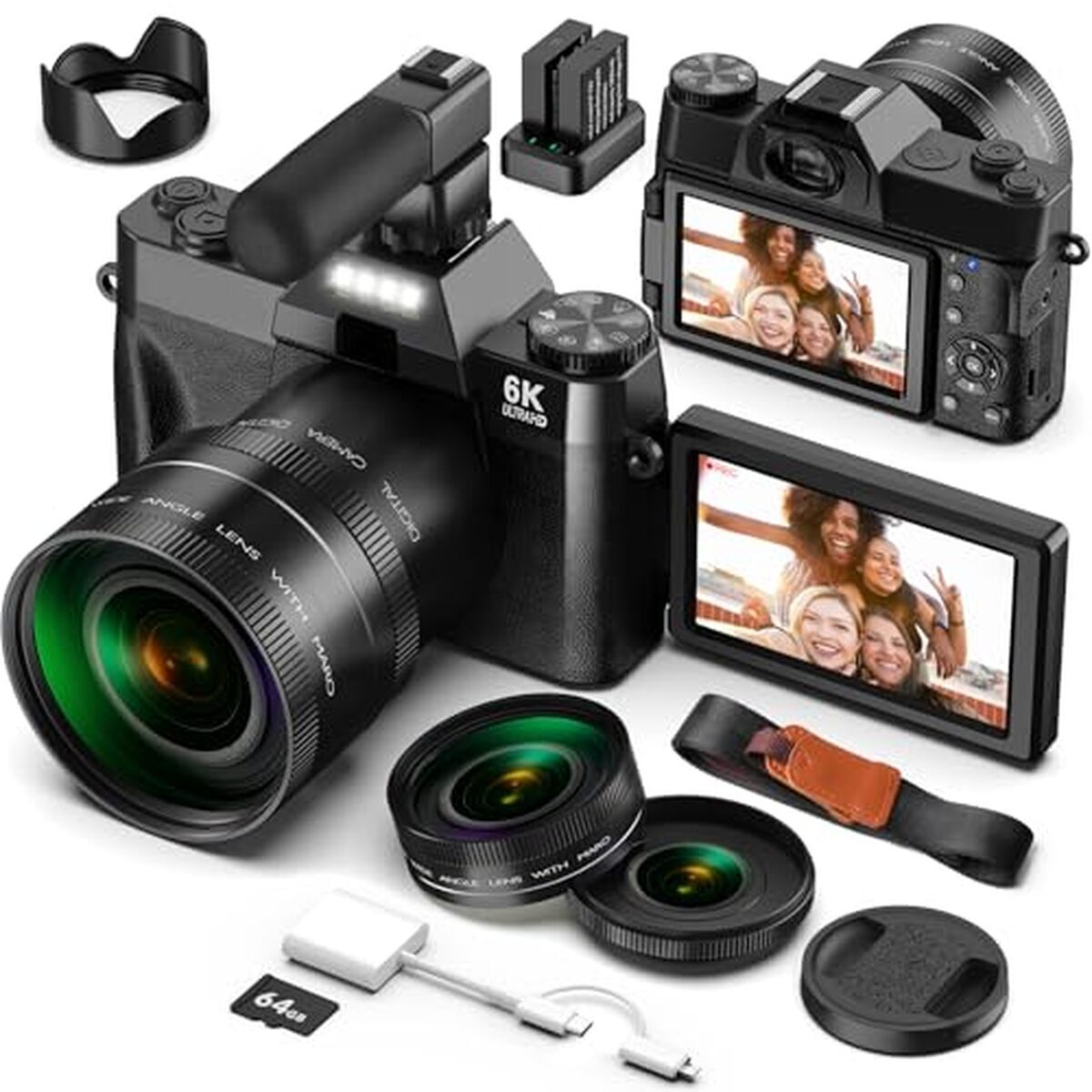 Test de l'appareil photo numérique 6K WiFi : un bijou pour vloggers et voyageurs