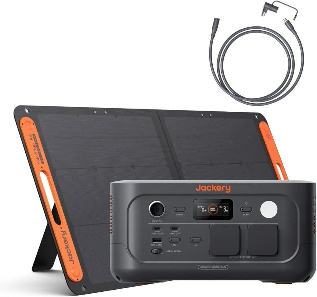 Test du générateur solaire Jackery Explorer 500v2 : puissance portable et rapide