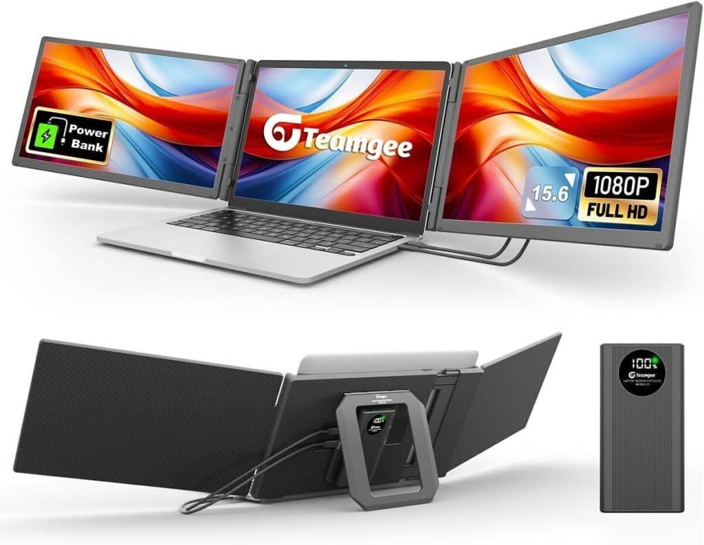 Test : écran portable Teamgee 15, 6" FHD et batterie externe
