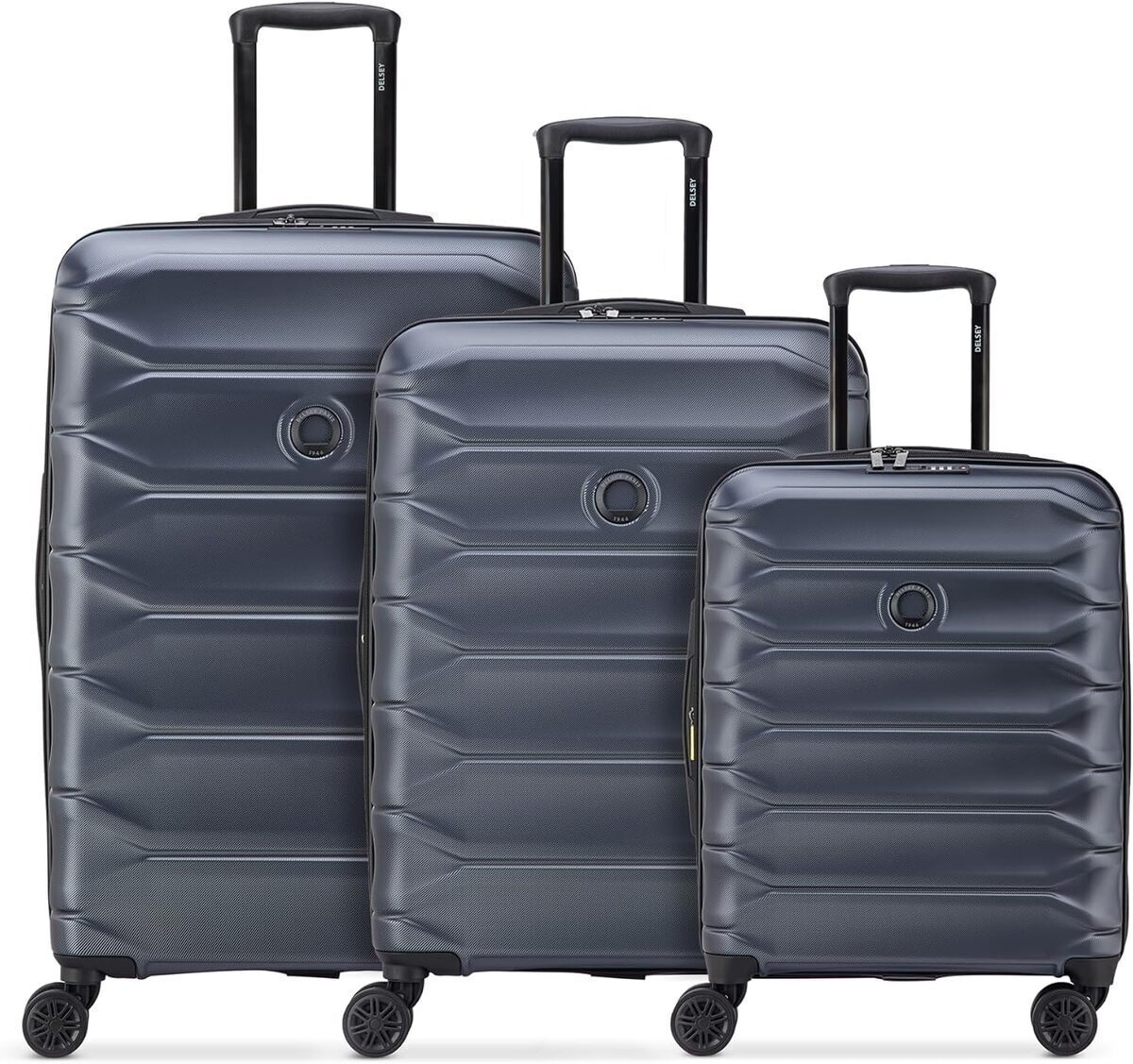Test : valise Delsey Meteor parent noir, ensemble 3 pièces