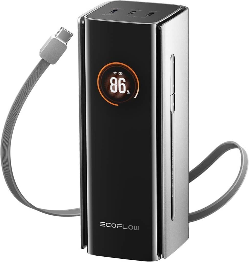 Test de la batterie externe EcoFlow 20000mAh : puissance et polyvalence
