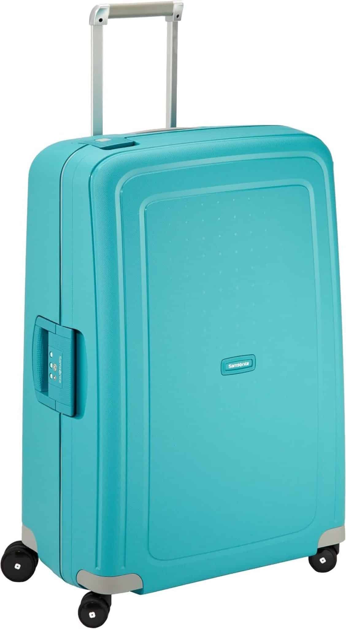 Test de la valise Samsonite S'Cure Spinner L 75 cm, bleu